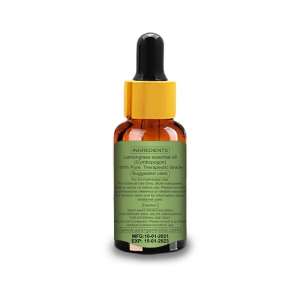 Lemongrass Essential Oil 20ml Back